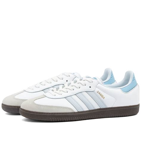 adidas samba licht blauw|Adidas Samba sandals.